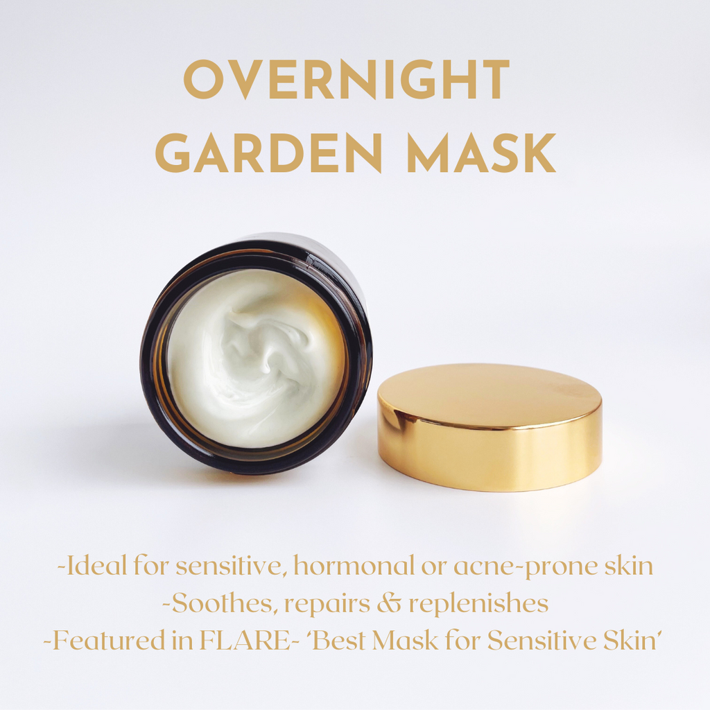Overnight Garden Mask- Clarifying Herbal Mask - NEW 2oz- 15% off