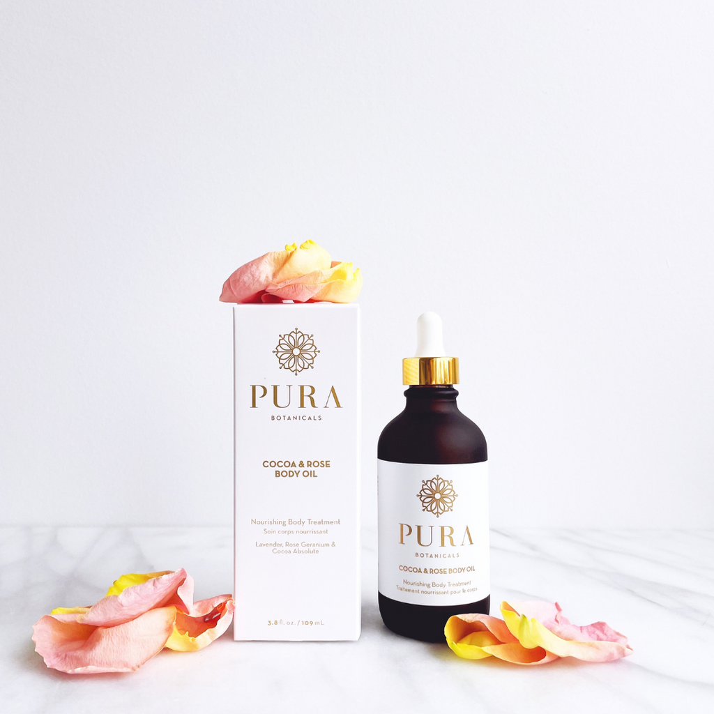 Cocoa & Rose Body Oil - Nourishing Body Treatment