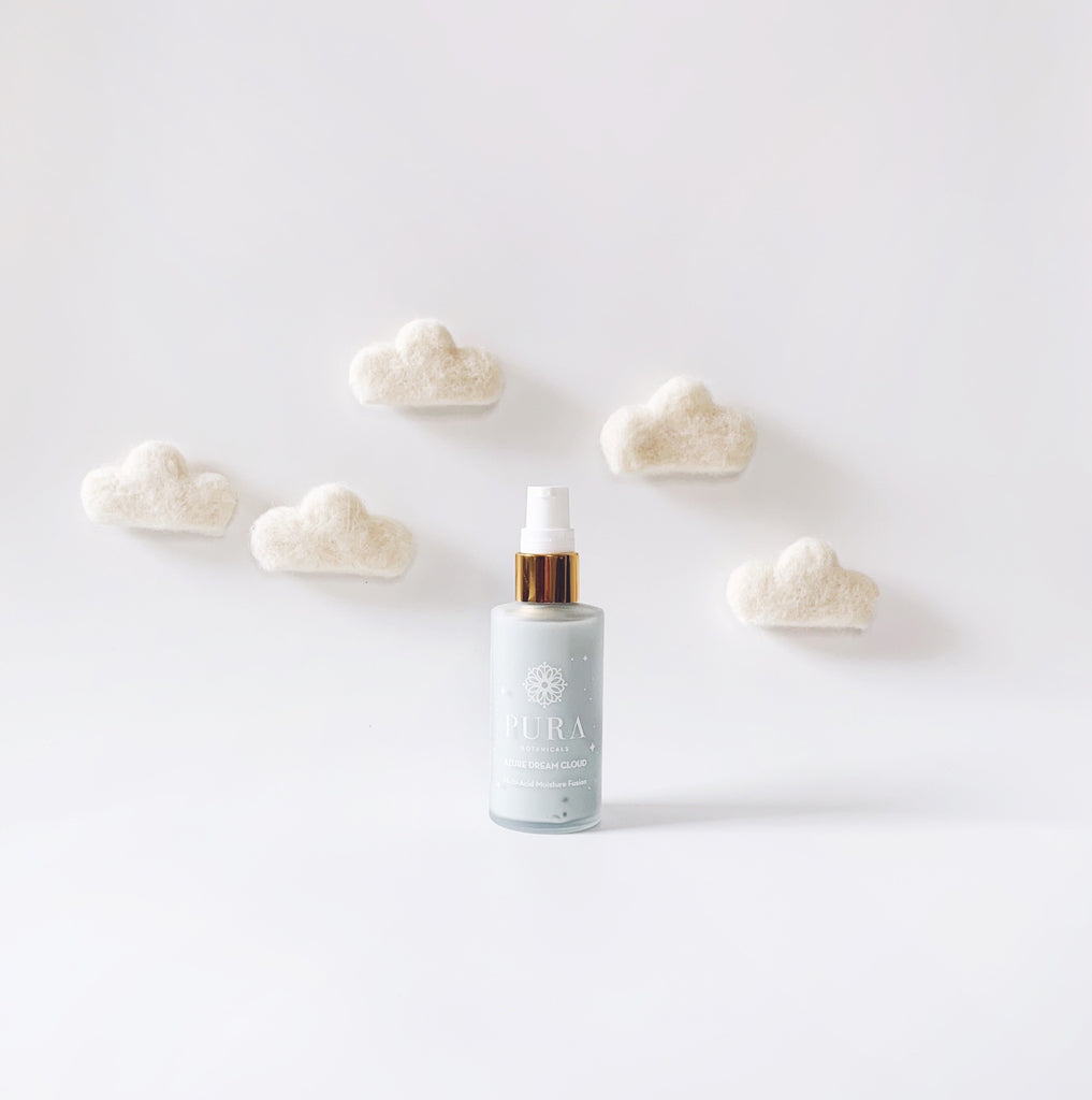 Azure Dream Cloud - 2-in-1 Serum & Lotion: Multi-Acid Moisture Fusion