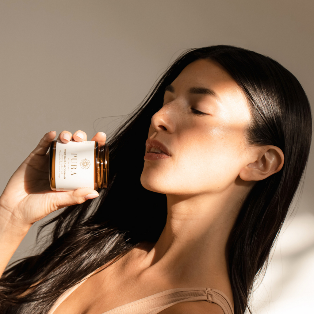 Overnight Garden Mask- Clarifying Herbal Mask - 2 oz