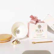 Resurface & Glow Mask Set | Exotic Pink Coffee Dust Exfoliation Mask + Free Bowl and Mini Golden Spoon
