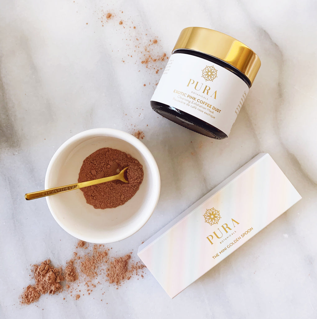 Exotic Pink Coffee Dust - Cleansing Exfoliation Mask